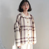Plaid Long Sleeved Cardigan Jenny
