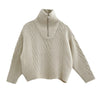 Half Zip Knit Sweater Becky