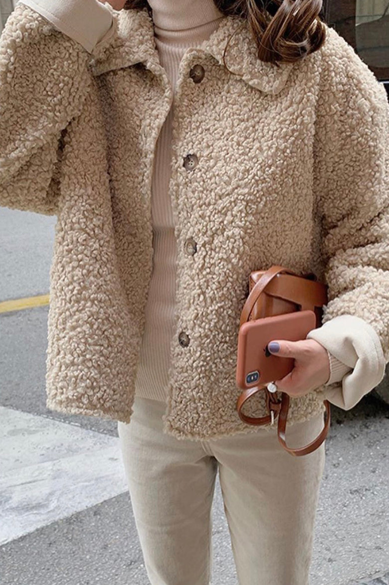 Fluffy Lamb Coat Katarina